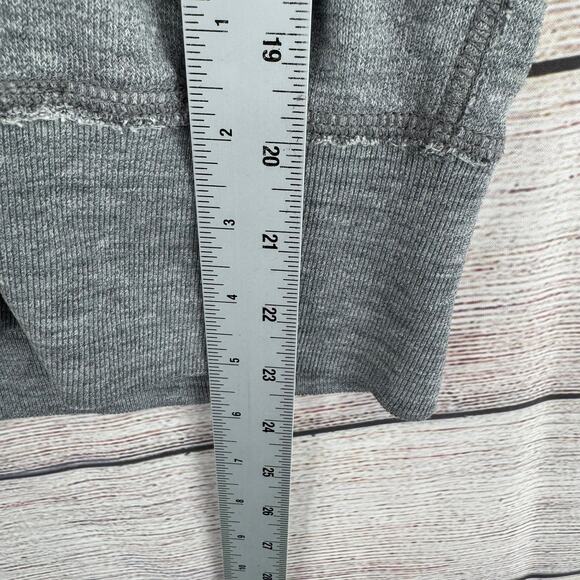 Ruehl No.925 Terry Cloth Full Zip Hoodie Sweatshirt Womens Small Gray - Picture 10 of 10